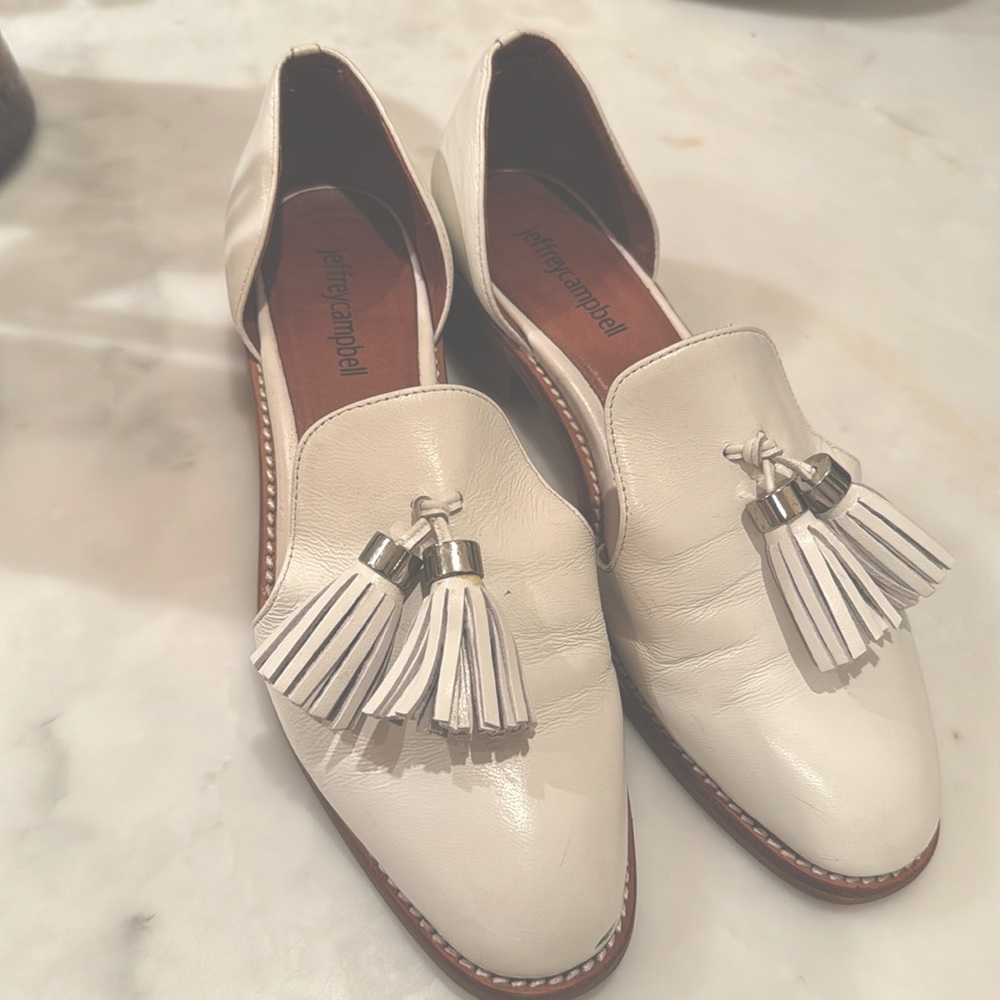 Jeffrey Campbell Charles slip on tassled loafers